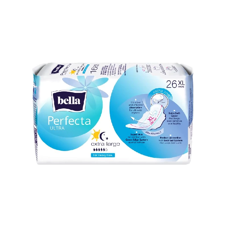 Bella Perfecta Ultra pads for Sensitive Skin, 26 Pads-2.webp